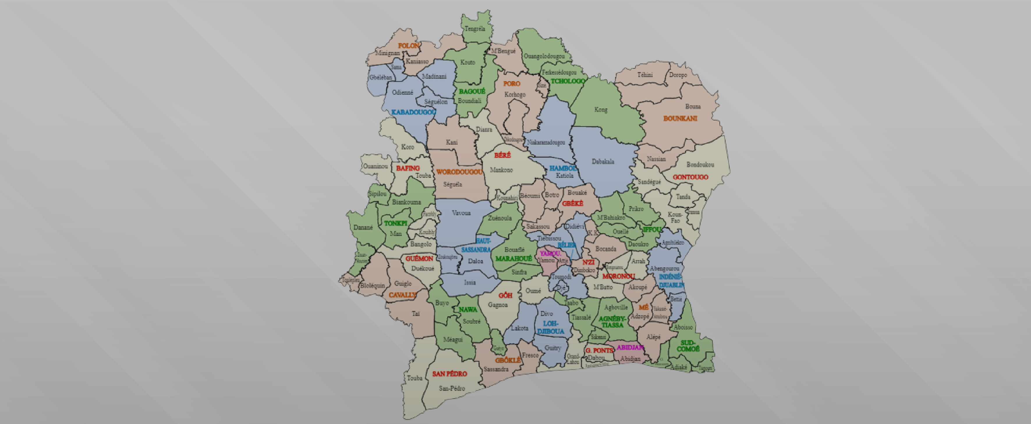 Une distribution sur toute l'étendue du territoire